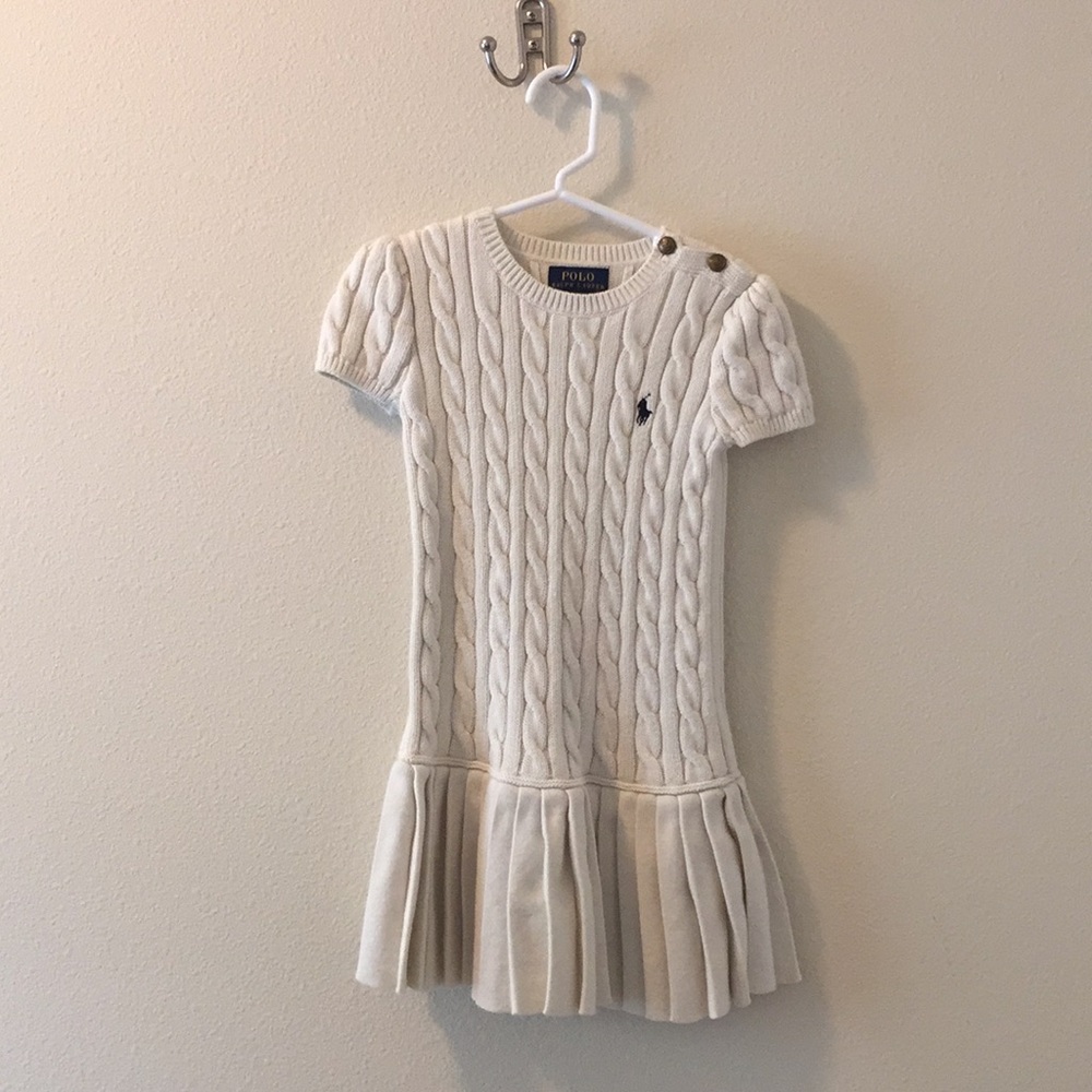 Ralph Lauren Cable Knit Dress Size 5